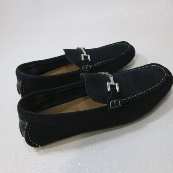 Alfani Suede Leather Men’s Moccasins Comfortable Elegant Casual Shoes Sz 10.5 M main image 2